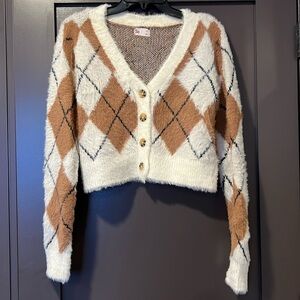 Warm cardigan sweater